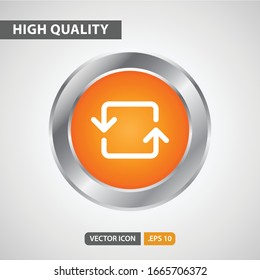 refresh icon for your web site design, logo, app, UI. Vector graphics illustration and editable stroke. EPS 10.