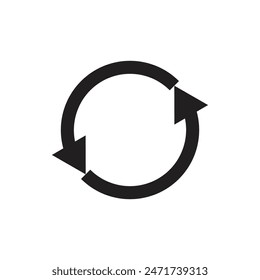 Refresh icons set. Reload icon vector. Update icon. convert icon
