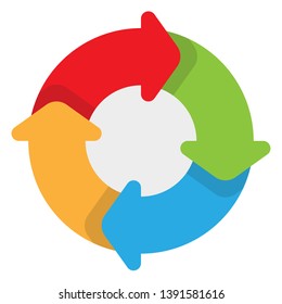 Refresh Illustration Symbol Icon Vector