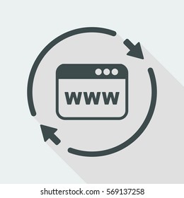 Refresh internet page icon