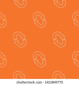 Refresh pattern vector orange for any web design best