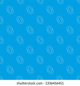 Refresh pattern vector seamless blue repeat for any use