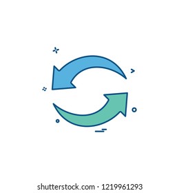 refresh reload arrow basic icon