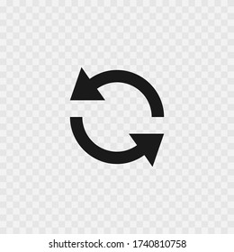 refresh reload arrow icon vector