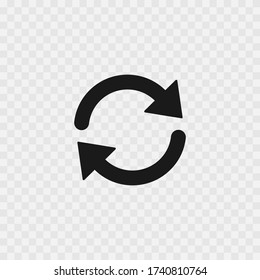 refresh reload arrow icon vector