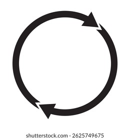Refresh or Reload arrows. Circle arrow, connect or recycle digital icons. Connection restart symbols, isolated rotate round group recent vector collection. Green, Black and Blue Color.