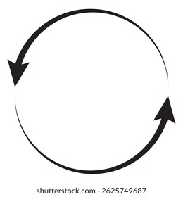 Refresh or Reload arrows. Circle arrow, connect or recycle digital icons. Connection restart symbols, isolated rotate round group recent vector collection. Green, Black and Blue Color.