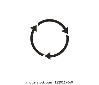 Refresh, reload, circle arrow icon sign symbol