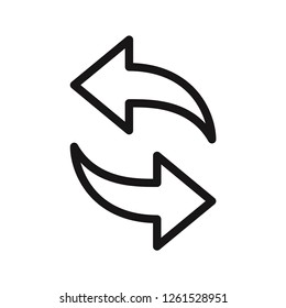 Refresh, reload icon vector