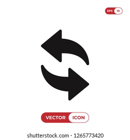 Refresh, reload icon vector