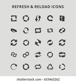 Refresh and Reload Icons