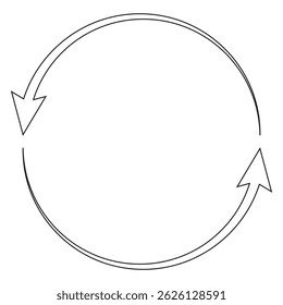 Refresh, reload rotate icon. Signs and symbols can be used for web, logo, mobile app, UI, UX on white background. Variety Colorful Design.