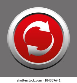 Refresh Reload Rotation Red Button