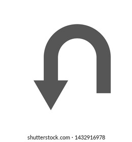 Refresh, Reload or Update icon with arrows. vector. Back Arrow Icon. Restart 