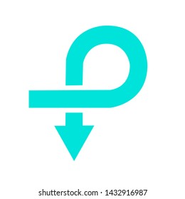 Refresh, Reload or Update icon with arrows. vector. Back Arrow Icon. Restart 