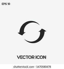 Refresh, reload vector icon illustration. Ui/Ux. Premium quality.