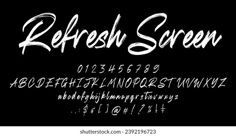 Best Alphabet Alphabet Pinselschrift Logotype Schrift Handschrift