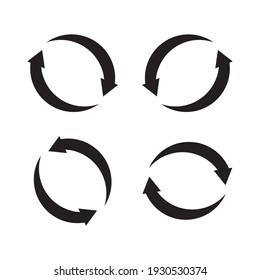 refresh set icon vector illustration sign