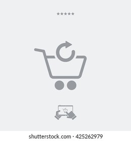 Refresh shopping cart icon
