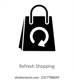 Actualizar concepto de icono de compras y actualización