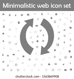 Refresh sign icon. Web, minimalistic icons universal set for web and mobile