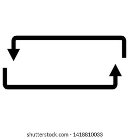 Refresh Sign and Symbol Icon Vector