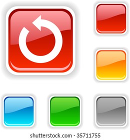  Refresh  square button. Used blends.