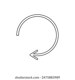 refresh, re try icon, vector icon for web and app uses