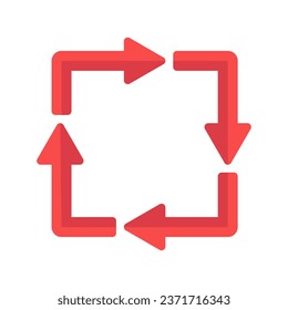 
refresh, undo, redo, rotation arrows isolated white background
