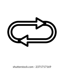 
refresh, undo, redo, rotation,repeat  arrows isolated white background
