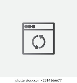 Refresh User Interface Icon Vector Illustration