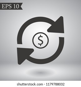  refresh vector icon 10 eps