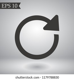  refresh vector icon 10 eps
