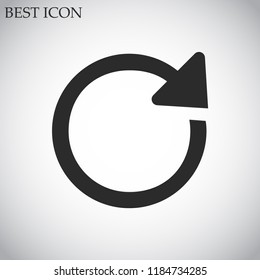 refresh vector icon 10 eps