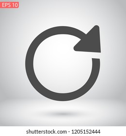  refresh vector icon 10 eps