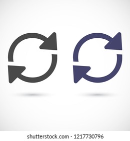  refresh vector icon 10 eps