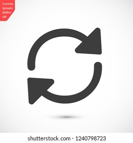  refresh vector icon 10 eps