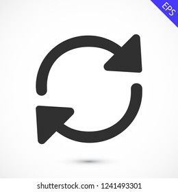  refresh vector icon 10 eps