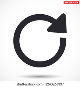  refresh vector icon 10 eps