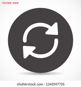  refresh vector icon 10 eps