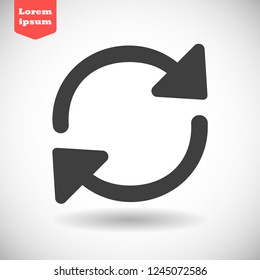  refresh vector icon 10 eps