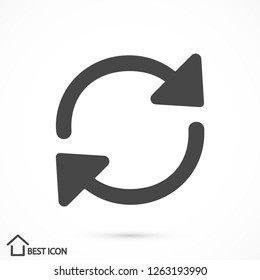  refresh vector icon 10 eps