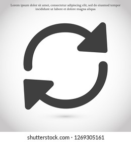  refresh vector icon 10 eps