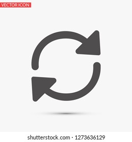  refresh vector icon 10 eps