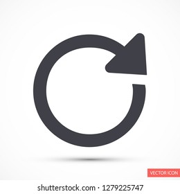  refresh vector icon 10 eps