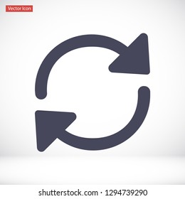  refresh vector icon 10 eps
