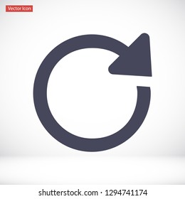  refresh vector icon 10 eps