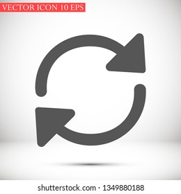  refresh vector icon 10 eps