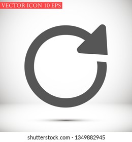  refresh vector icon 10 eps
