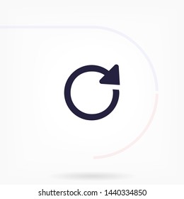  refresh vector icon 10 eps , Lorem ipsum Flat design